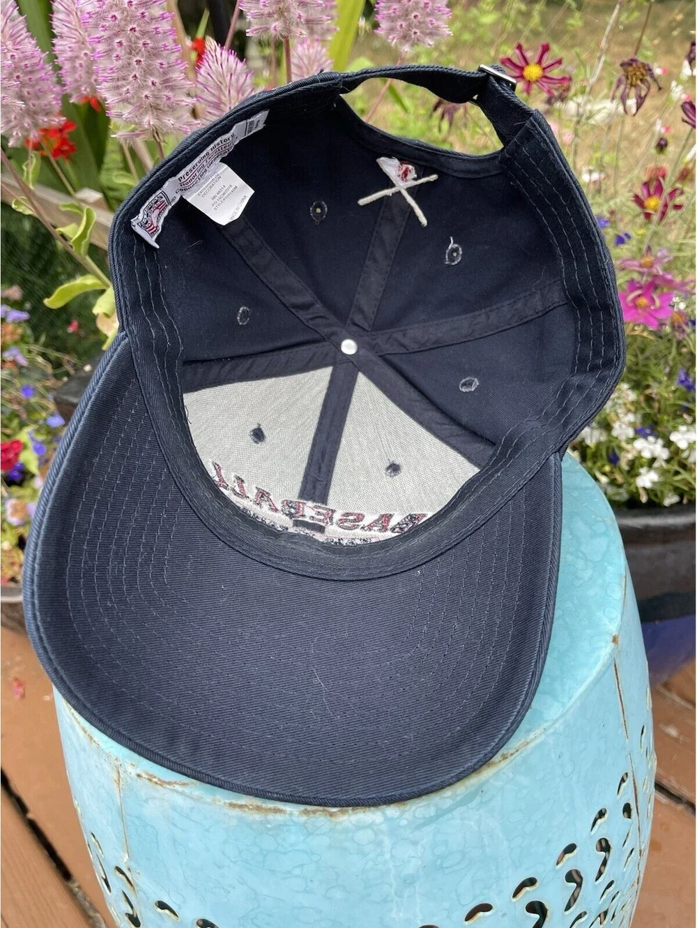 Baseball Hall Of  Fame Cooperation Ny Navy Blue Baseball Cap Adjustable